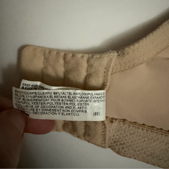 Wacoal Bodysuede Ultra Seamless Underwire Bra - 38DDD - Beige Nude - Picture 10 of 10
